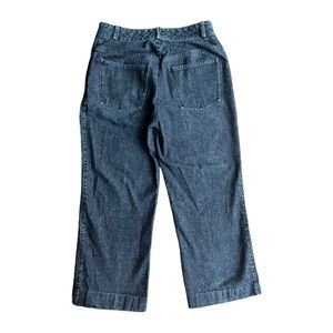 Vintage St. John Sport Demin Mom Jeans Dark Blue Straight Leg Size 8